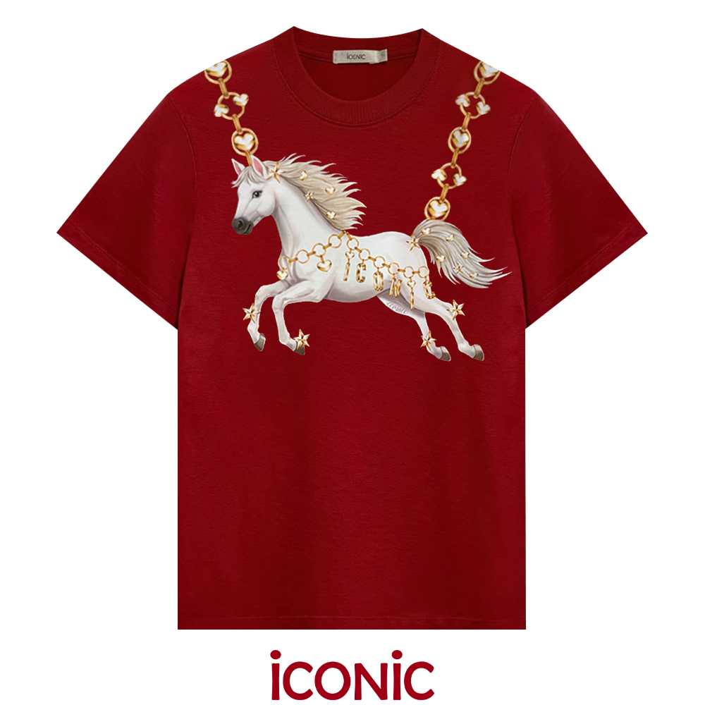 iCONiC NECKLACE HORSE T-SHIRT #20546