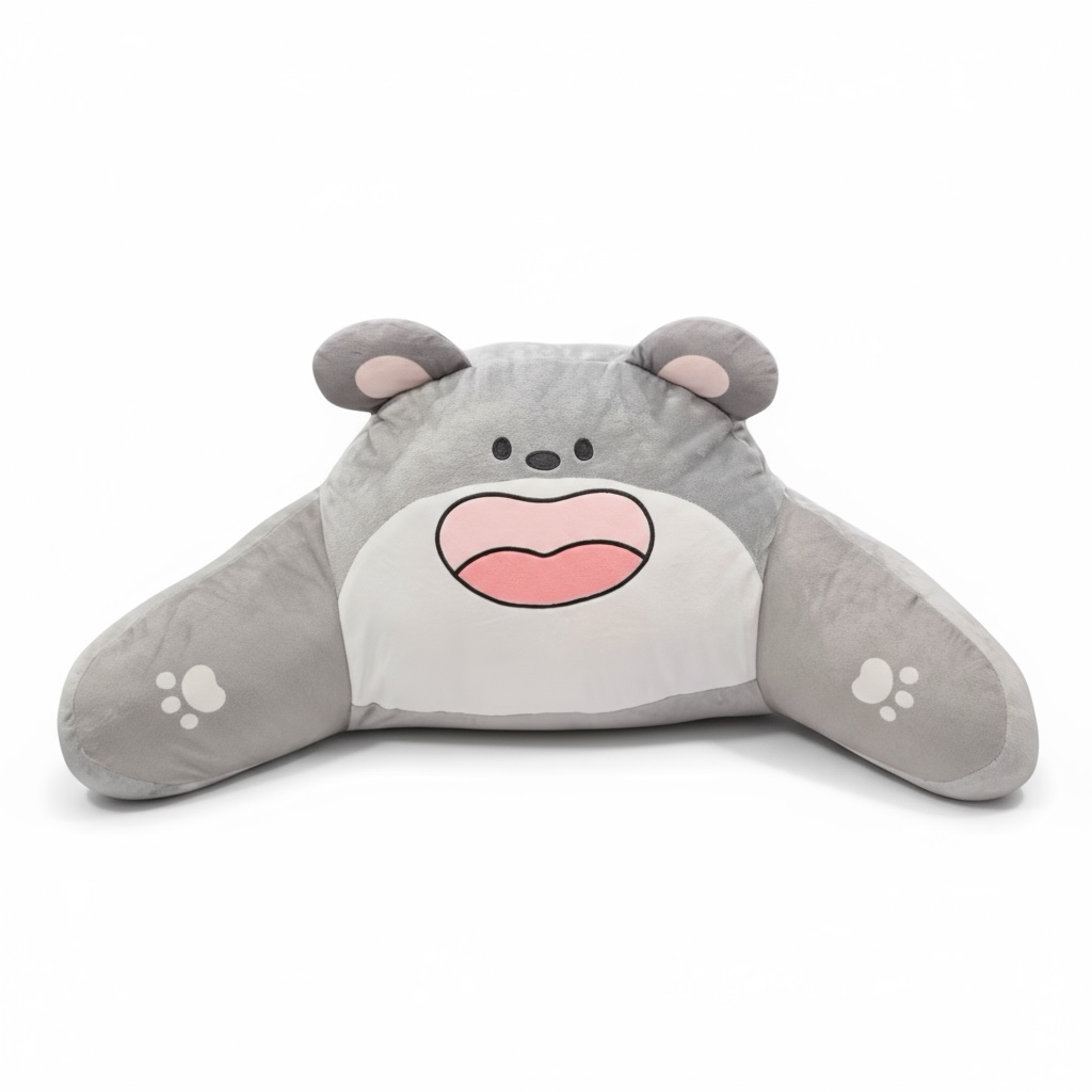 เบาะรองหลัง หมอนรองหลัง หมอนอิงตุ๊กตา สัตว์ยิ้มแฉ่ง