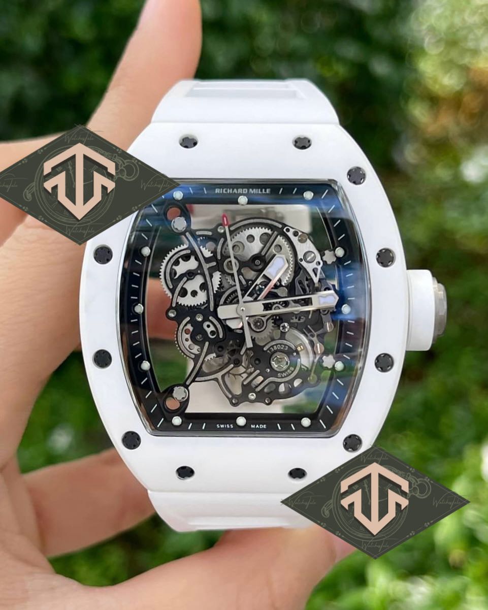 Richard Mille RM055 Bubba Watson White Ceramic BBR