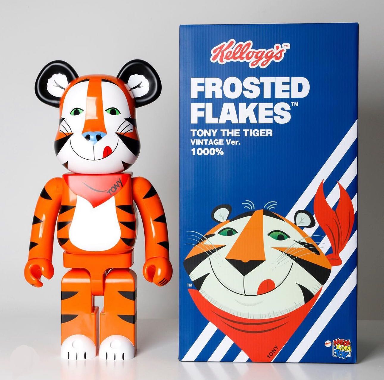 [พร้อมส่ง] Bearbrick Tony Tiger Vintage ver. 1000% Kellogg’s Be@rbrick วินเทจ พร้อมส่ง