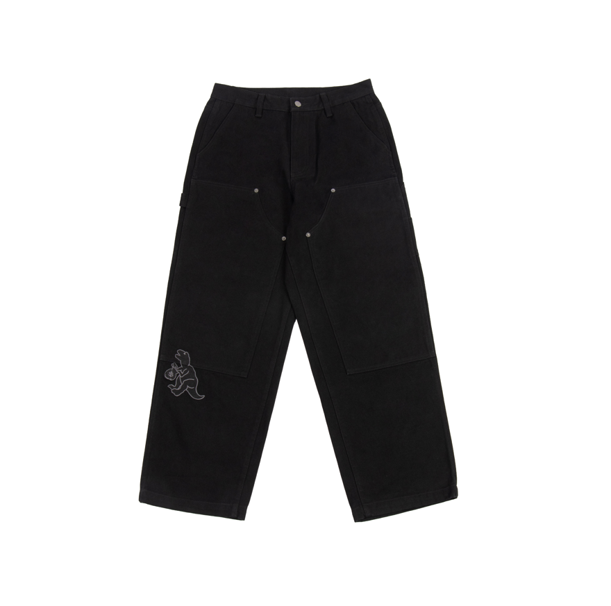 GROD Double Knee Pants Black