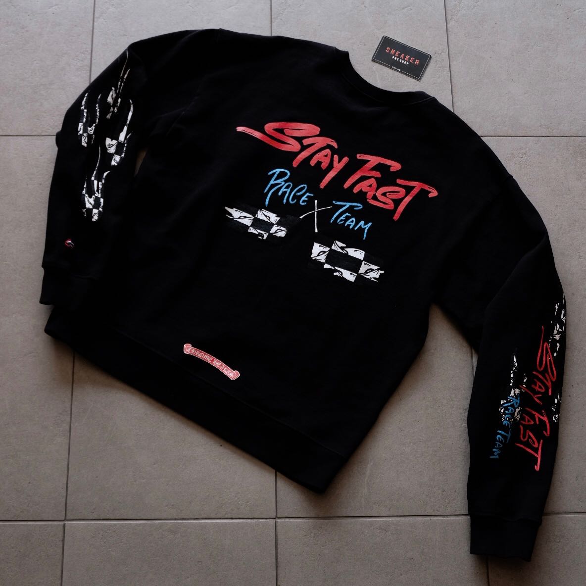 Chrome Hearts x Matty Boy “Stay Fast” Crewneck Black