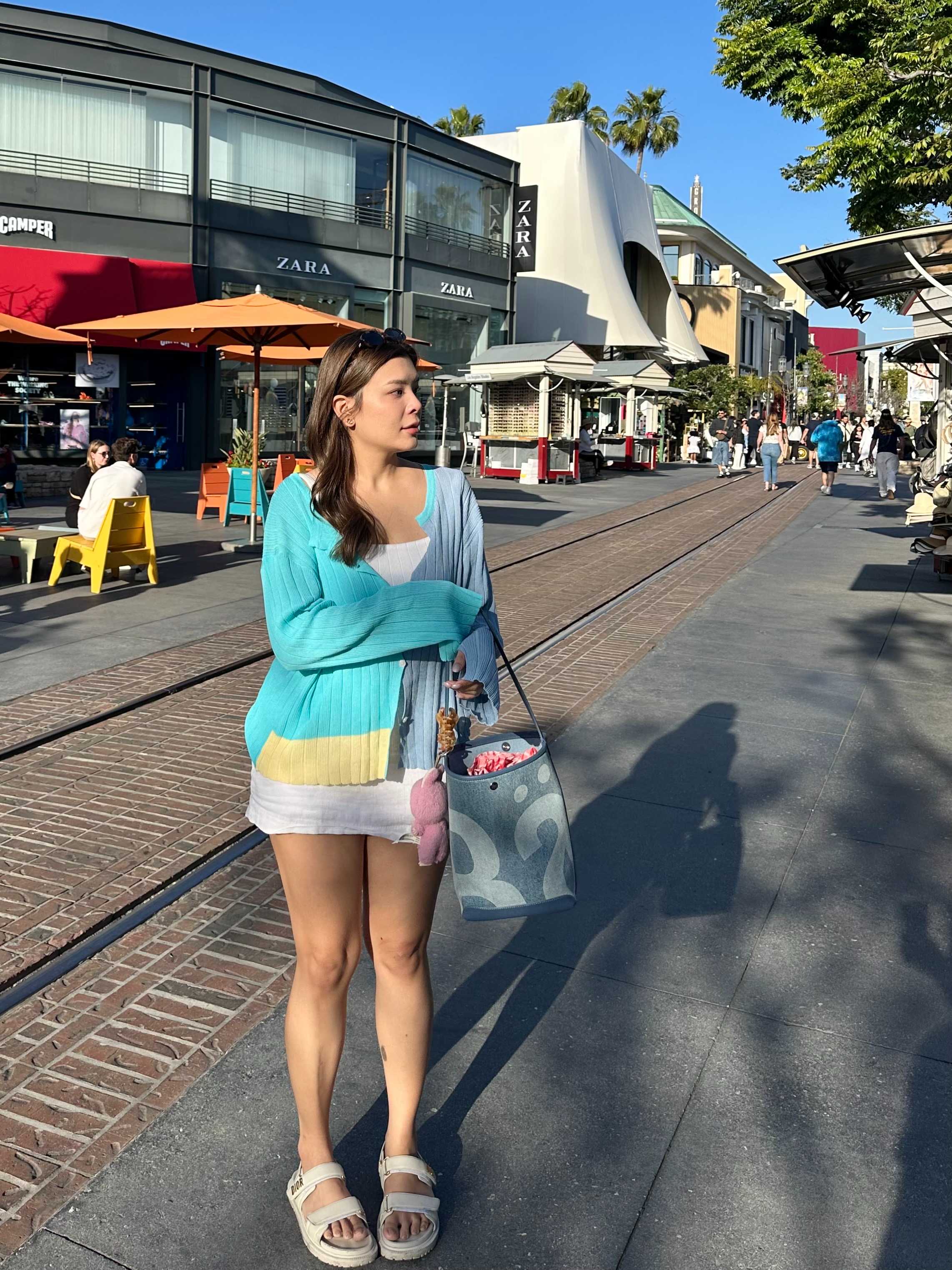 pastel cardigan