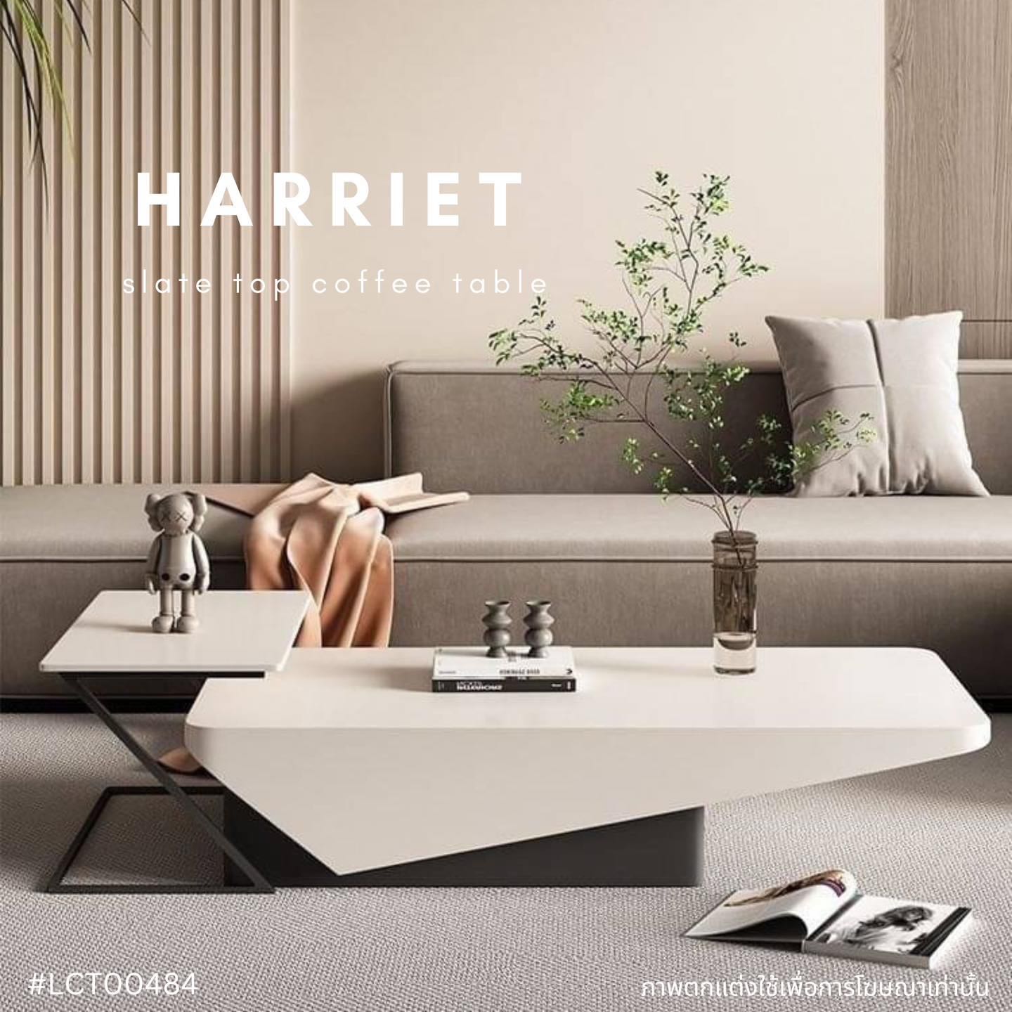 HARRIET slate top coffee table