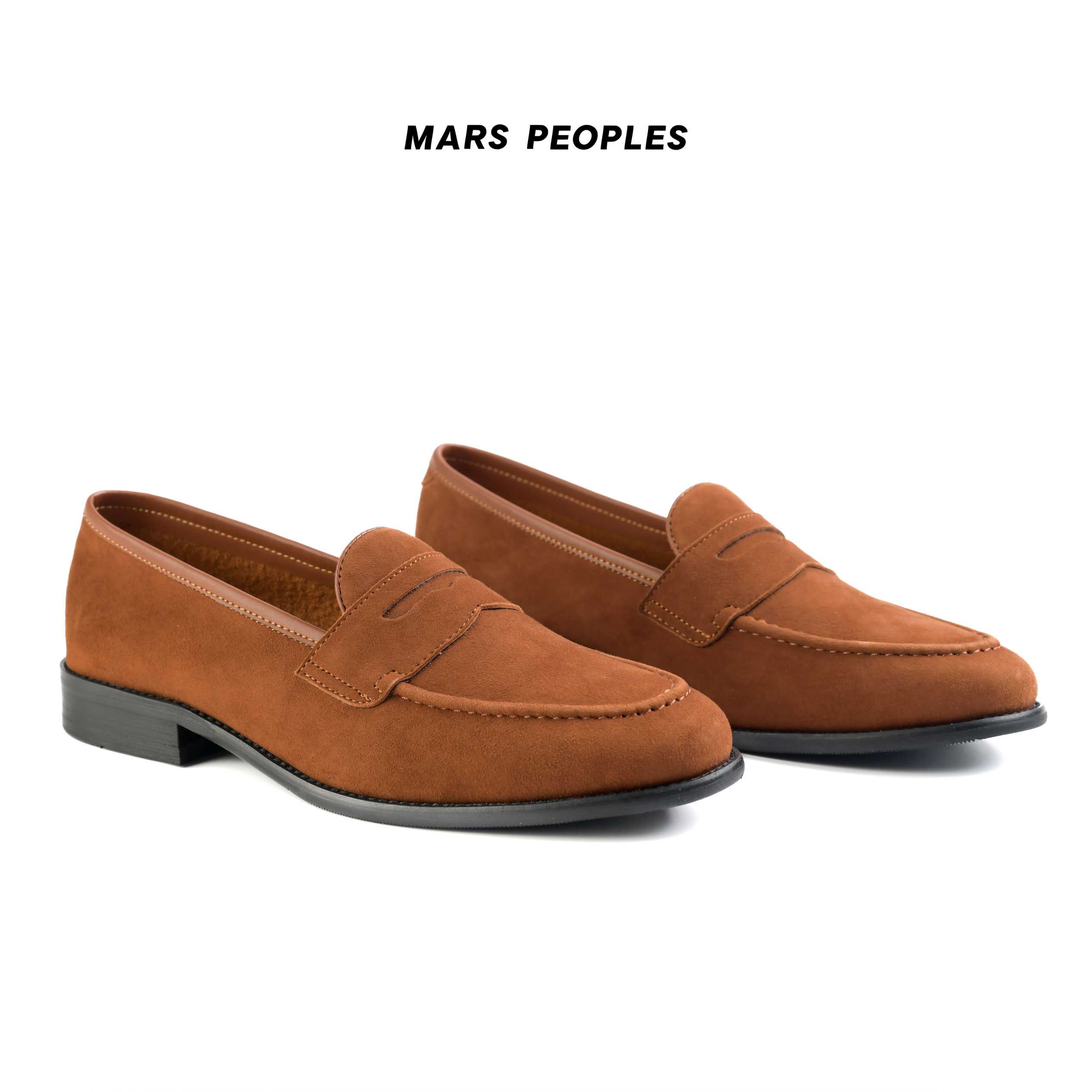 Unlined Penny No.3 - Brown suede