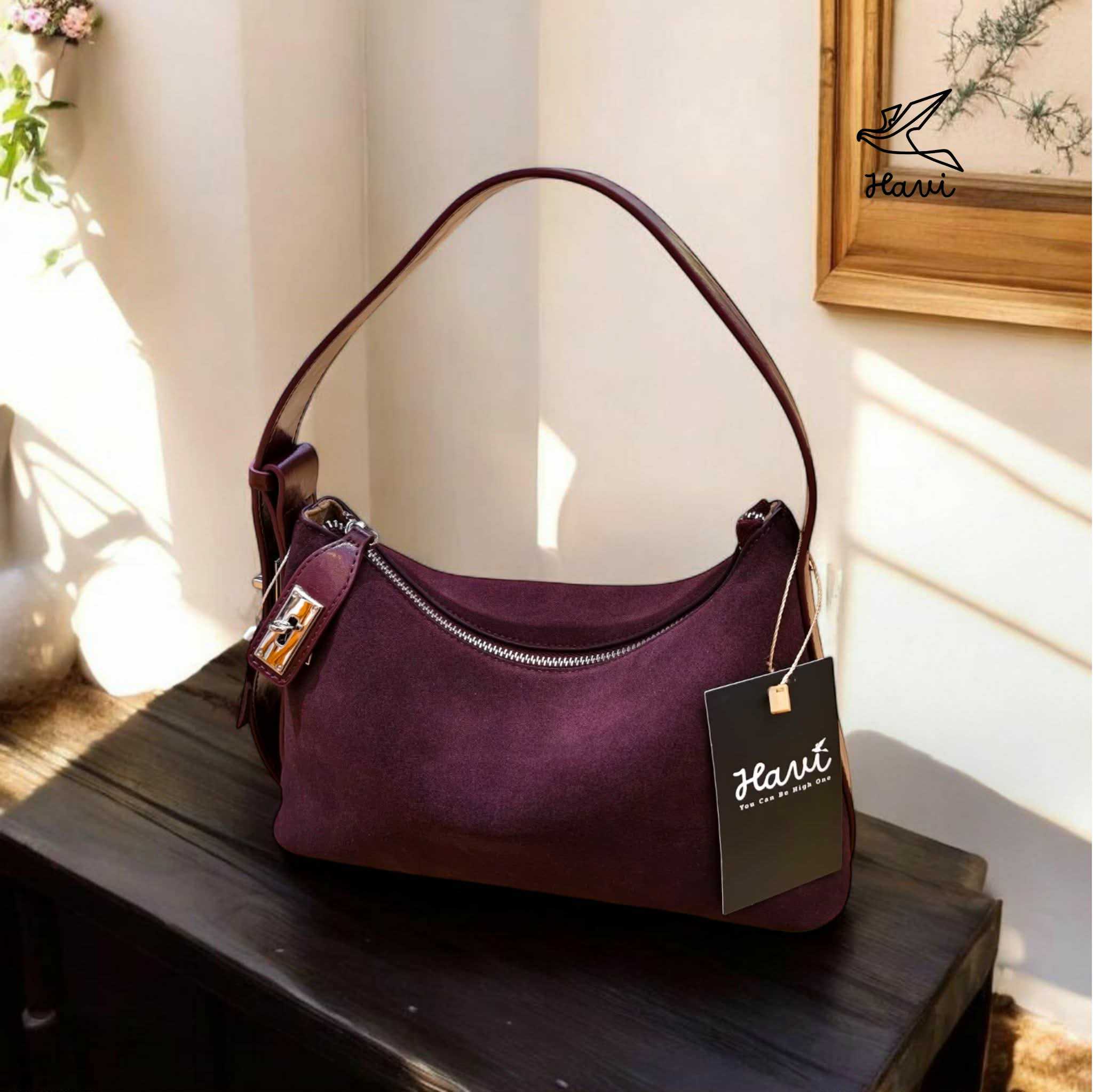 🌟🌟 HAVI 🌟🌟 กระเป๋าหนังกลับ 🐄 งานแฮนด์เมด เกรดพรีเมี่ยม🪡🧵