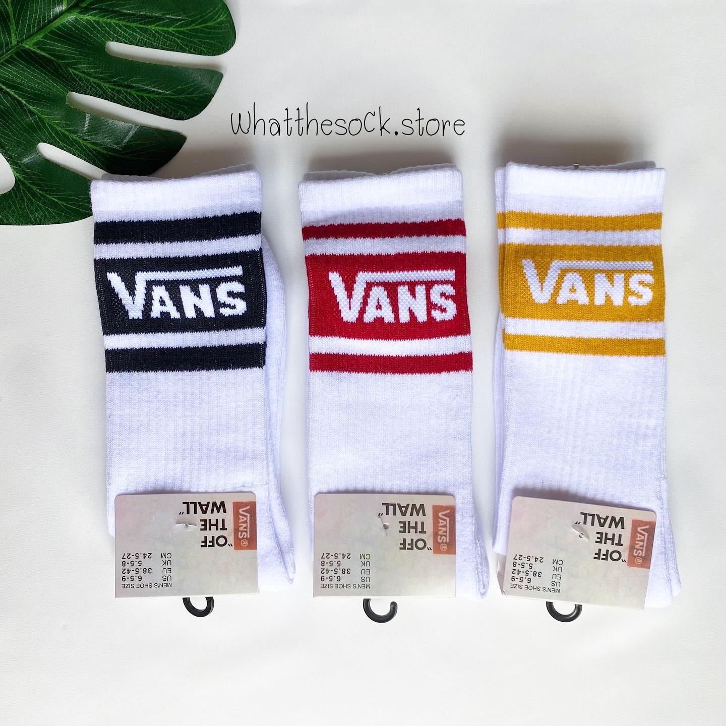 Vans sock ถุงเท้าสตรีท ถุงเท้าข้อยาว พร้อมส่ง‼️