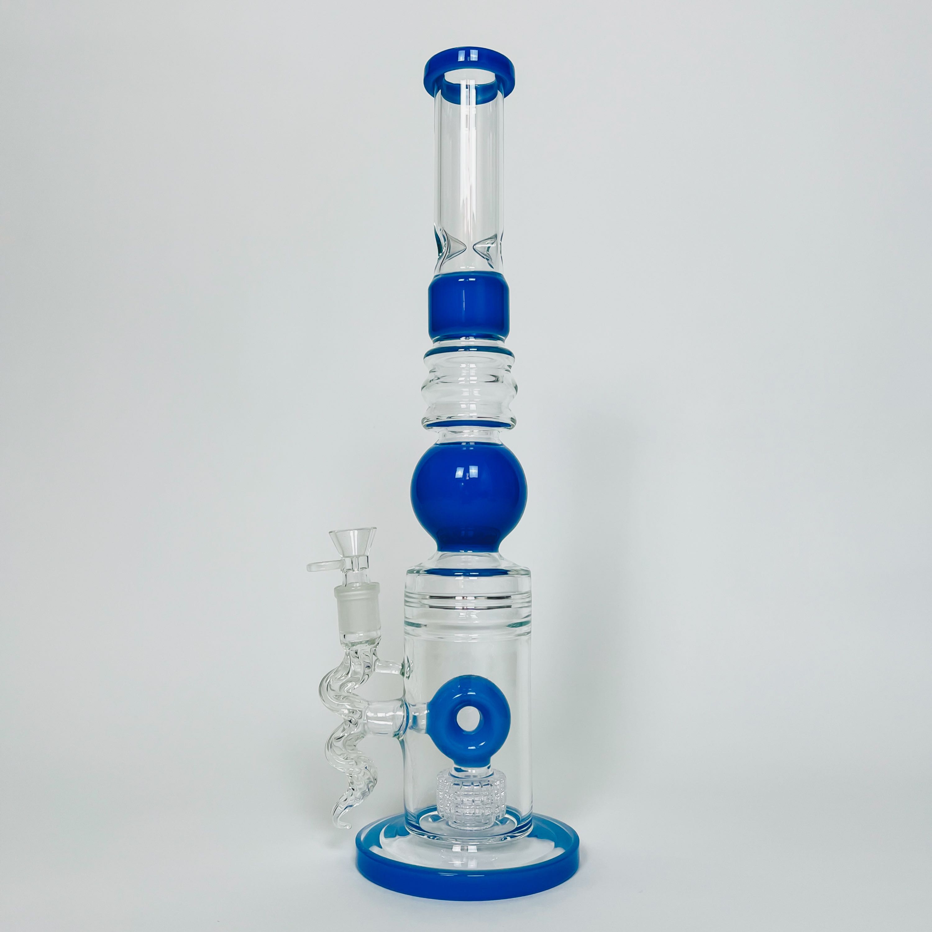 Tsunami Glass Double Swiss Donut Matrix Percolator Bong | 50 cm