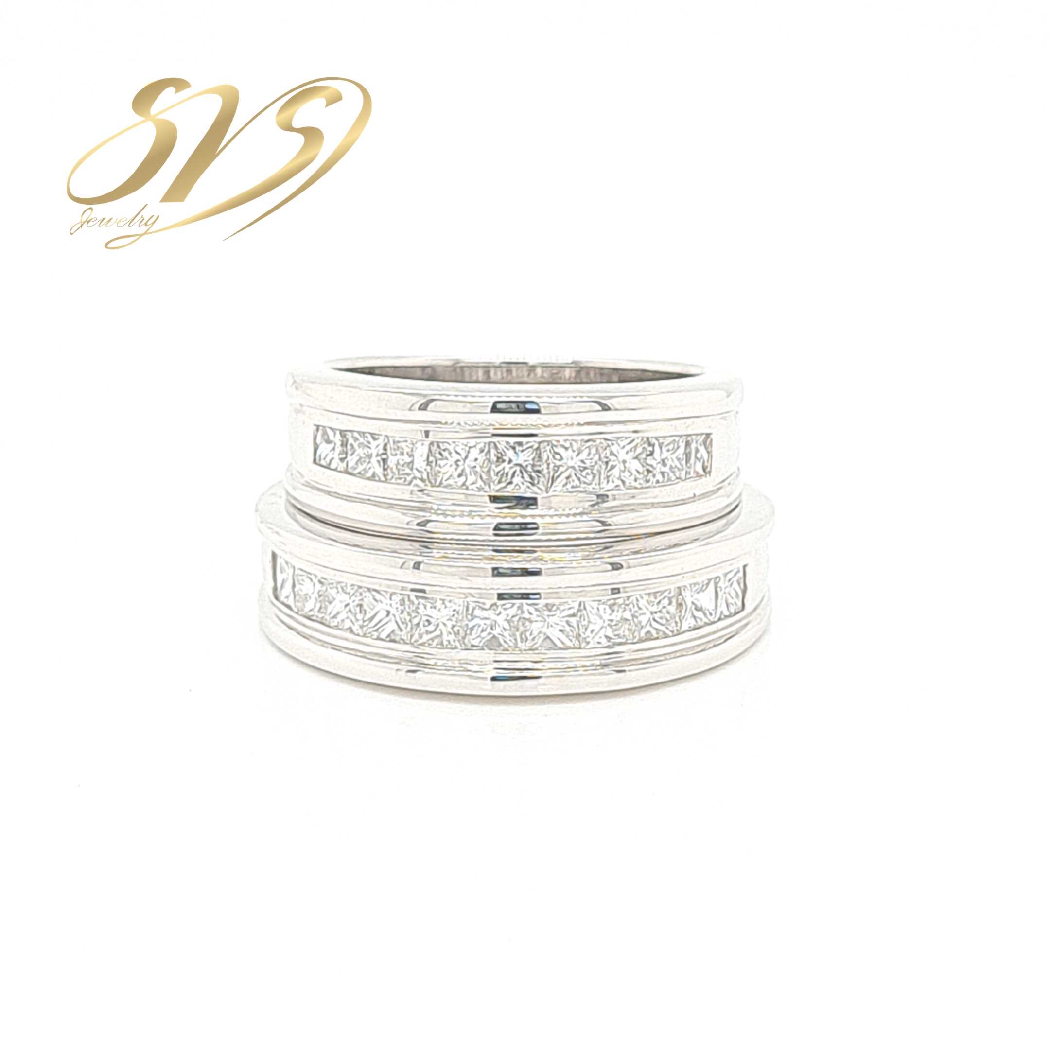 Diamond Ring แหวนเพชรแท้ ทองคำขาว 18K by SVS Jewelry