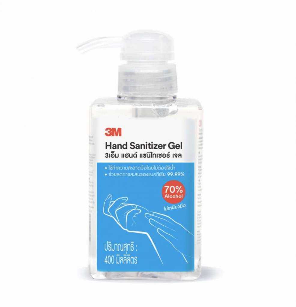 3M Hand Sanitizer Gel เจลล้างมือ แบบไม่ต้องใช้น้ำ Alcohol 70% 300ml