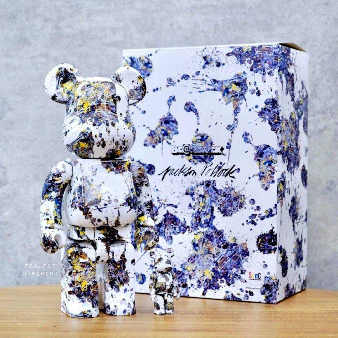 BE@RBRICK 400%+100% JACKSON POLLOCK STUDIO - Splash [New]
