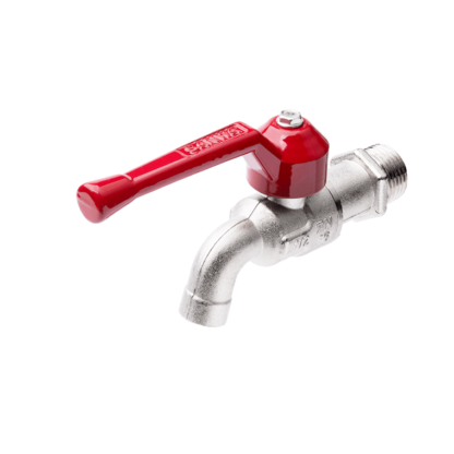 ก๊อกบอล SANWA 1/2 นิ้ว , 3/4 นิ้ว สีแดง