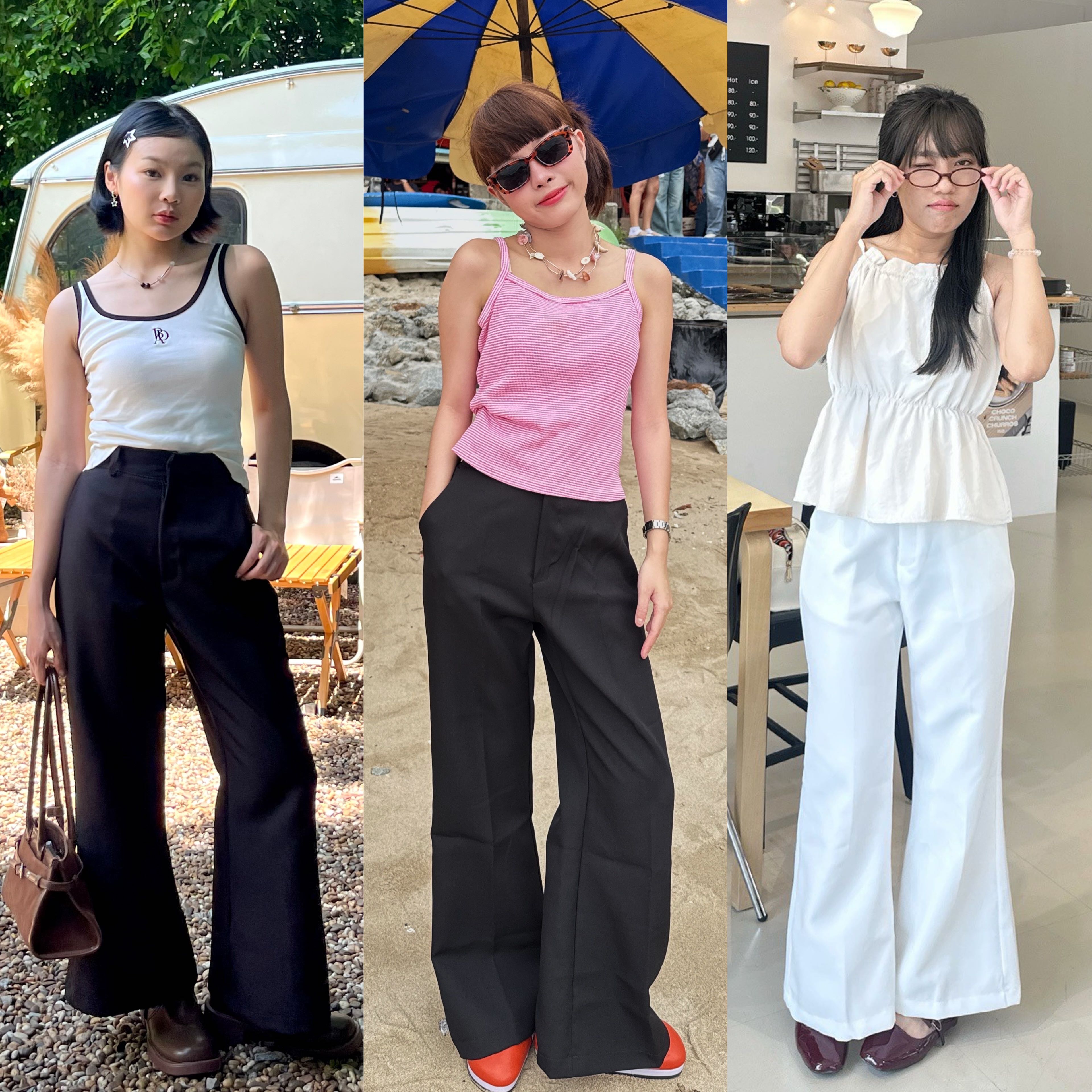 150cm linda กางเกงขาม้า ของสาว150cm+ ทรงสวย ผ้าดีไม่บาง [playwork.store](001-ขาม้า)