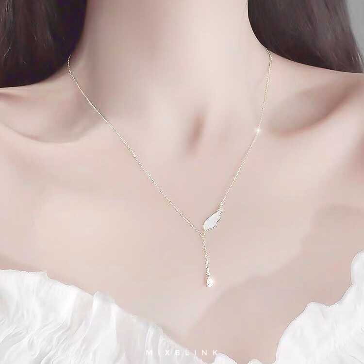 สร้อยคอ Fairy - ส่งฟรี EMS ( เงินแท้ 92.5% ) #J11