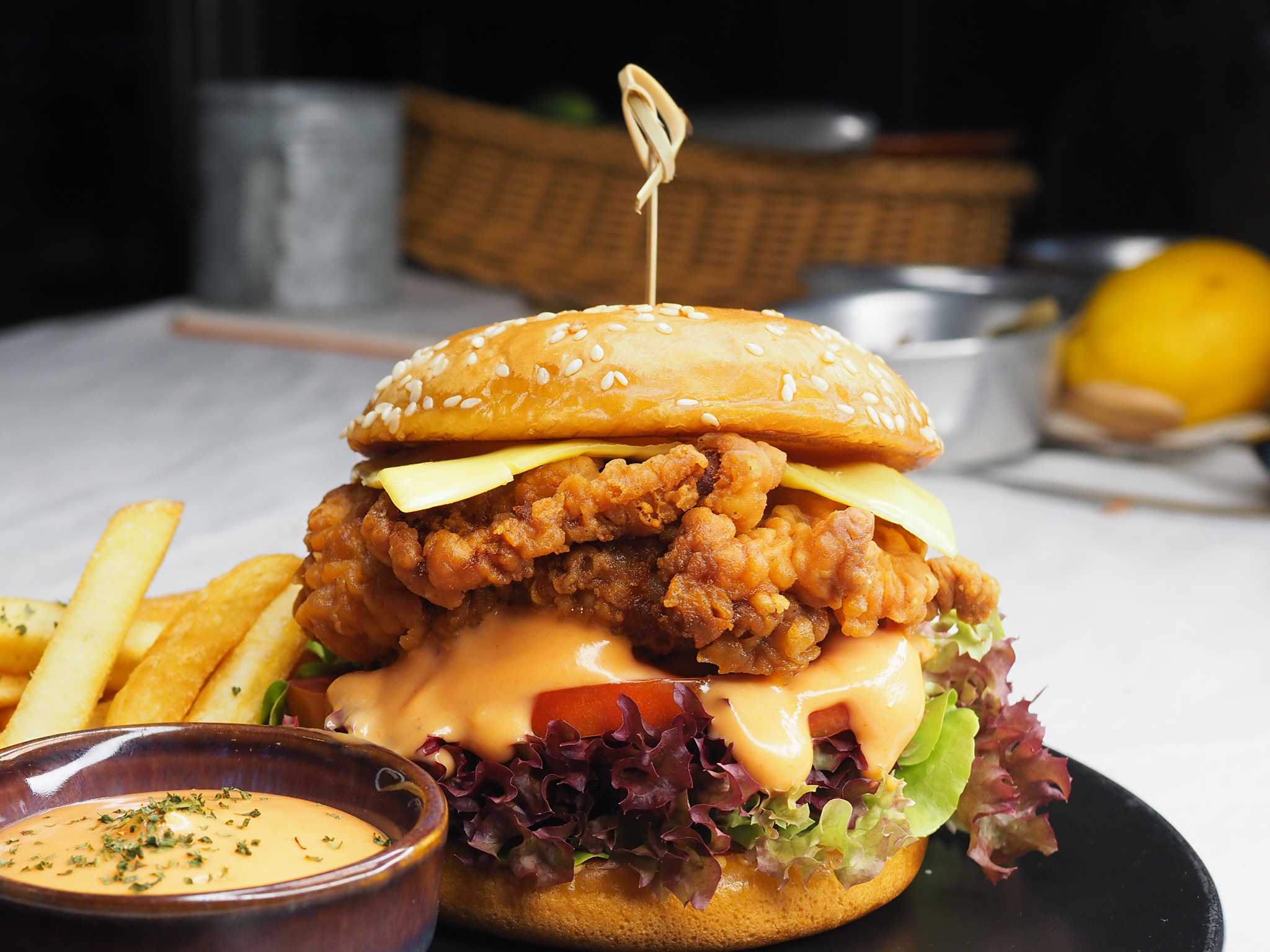 Fried Chicken Burger