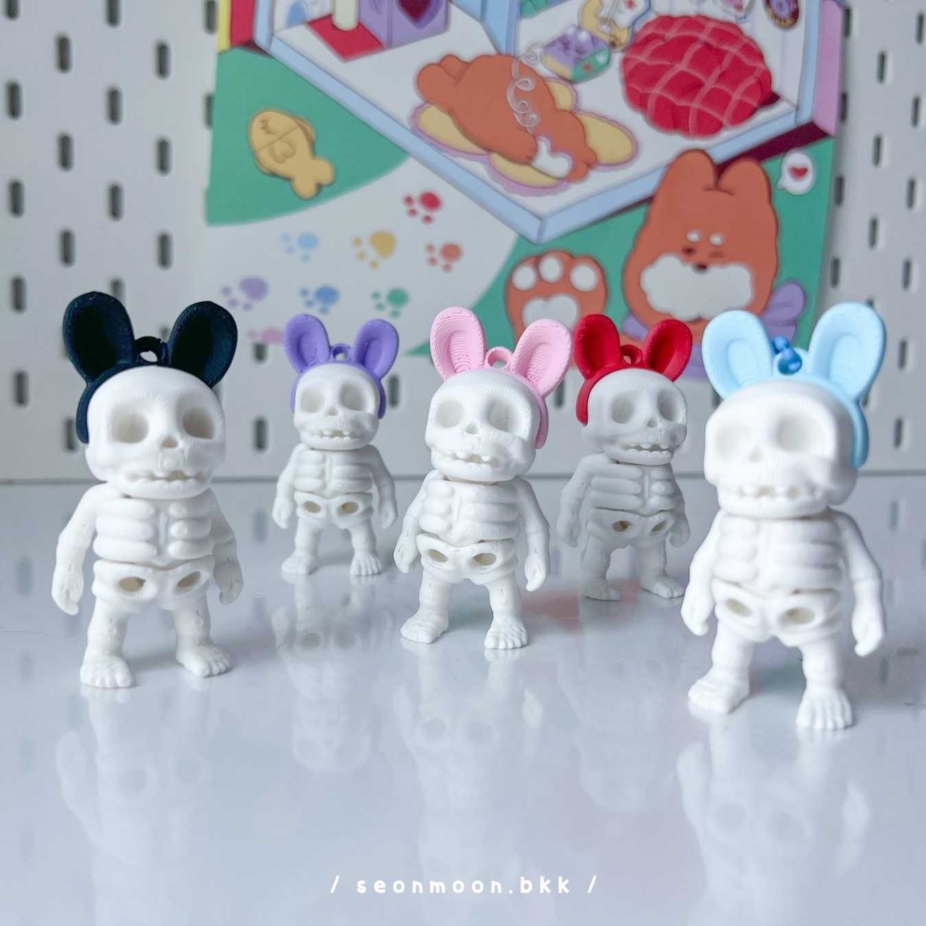 bunny Skeleton Keychains ♥ - พวงกุญแจน้าผีรุ่น Bunny