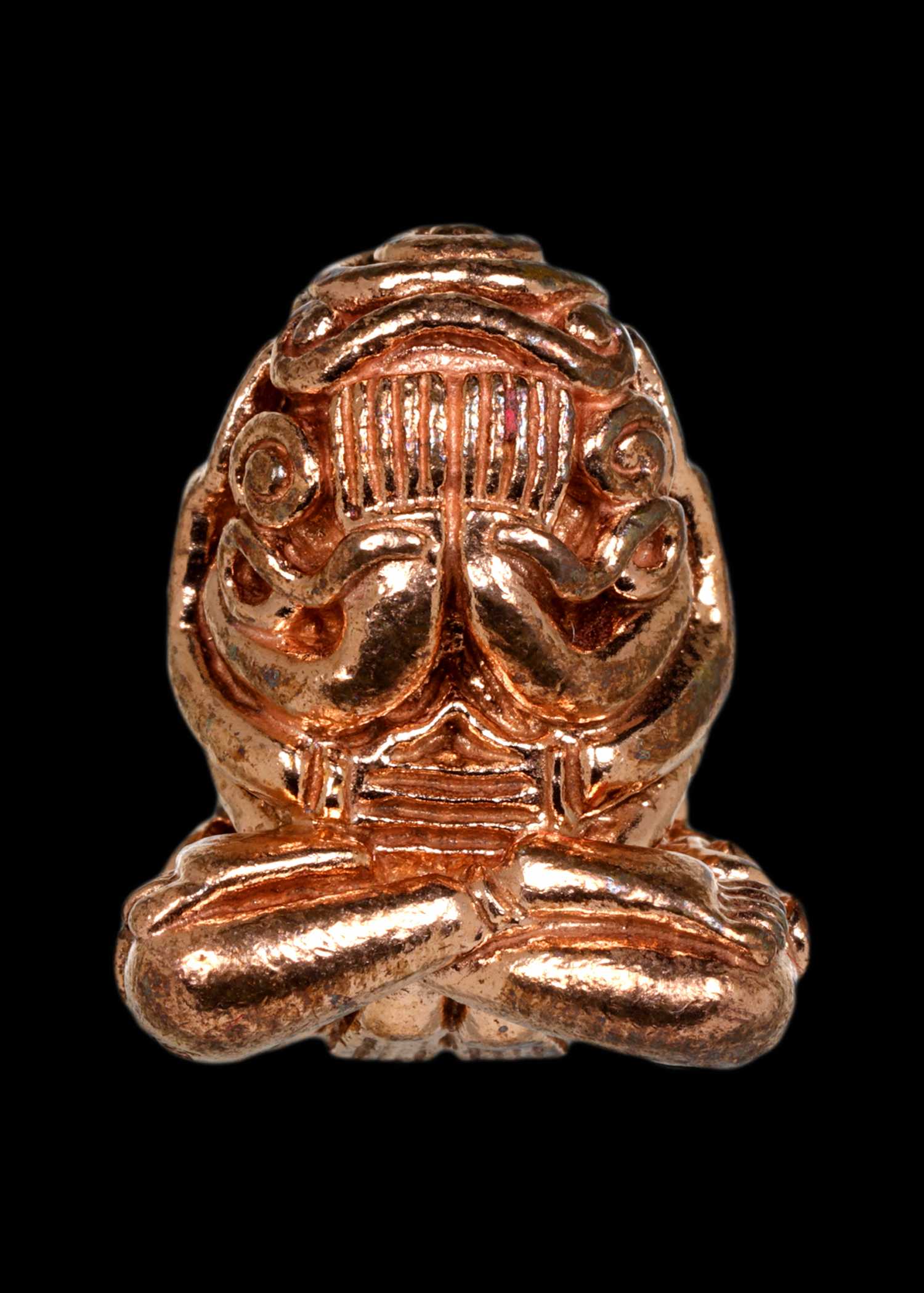 พระปิดตามหาอุตตโม เนื้อสัมฤทธิ์ผล อุดผงพรายกุมาร