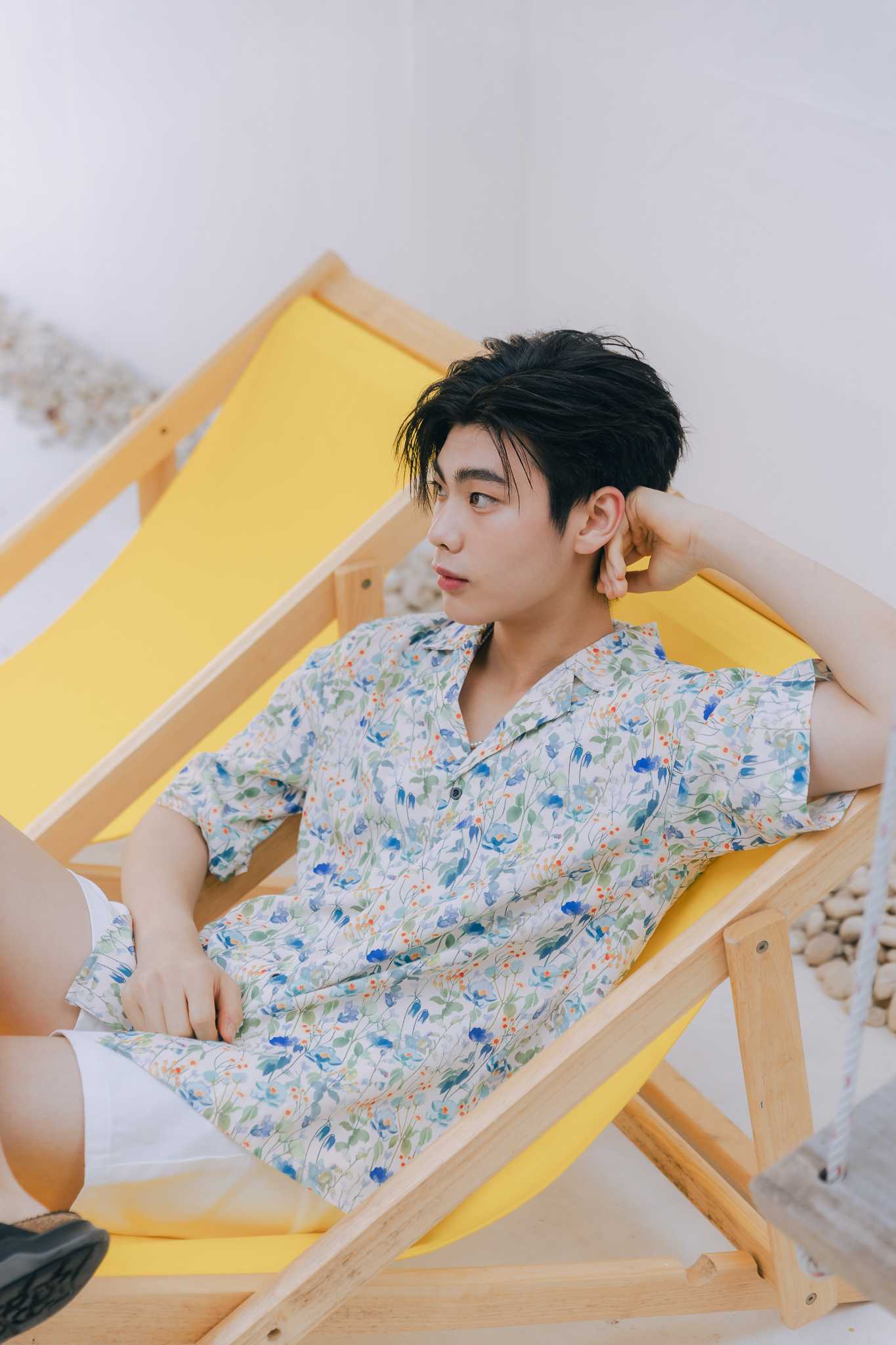 KINS | เสื้อฮาวาย ลายมินิมอล (รหัส : HW25)