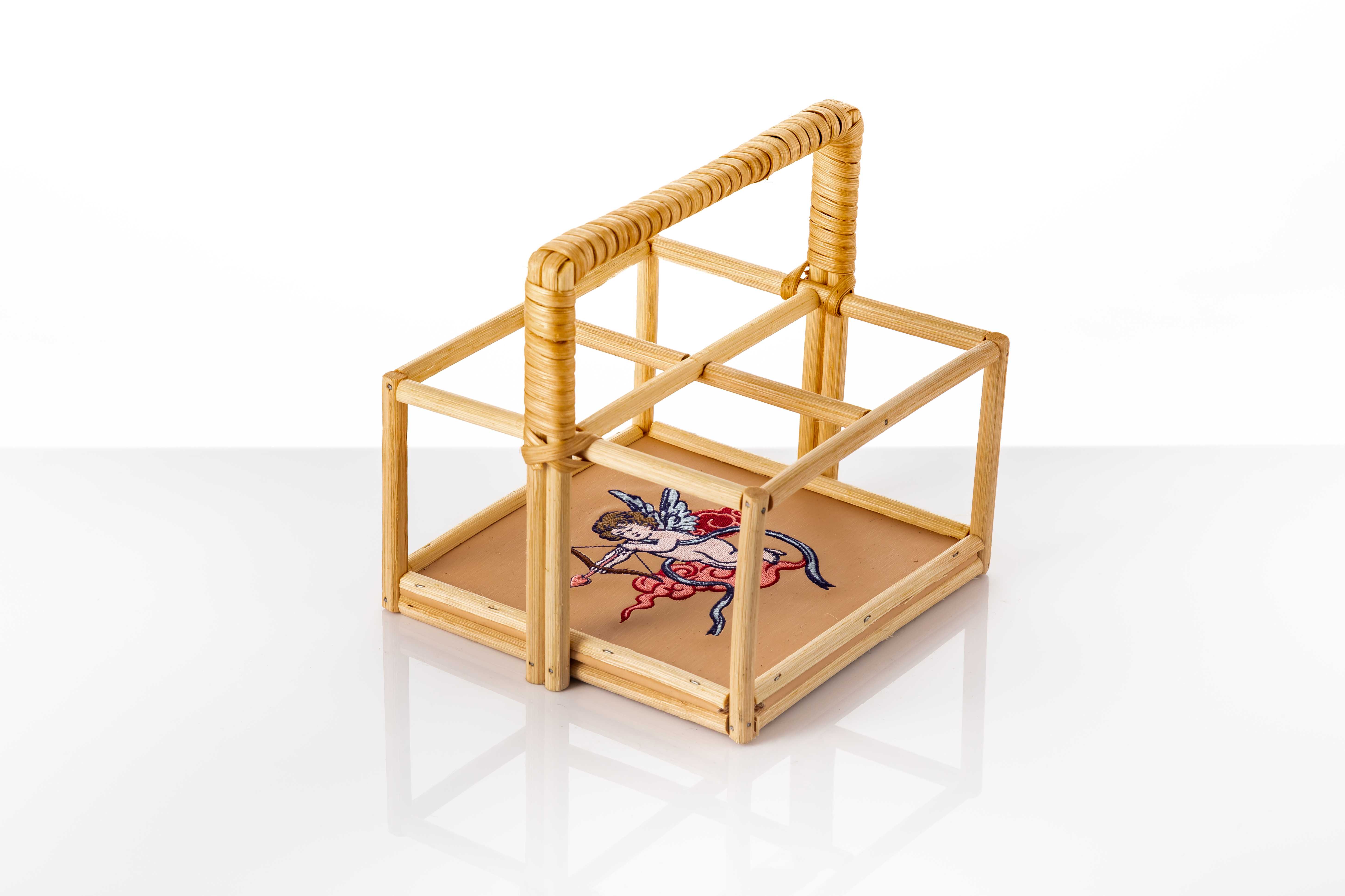 4 Grids Basket - Nude