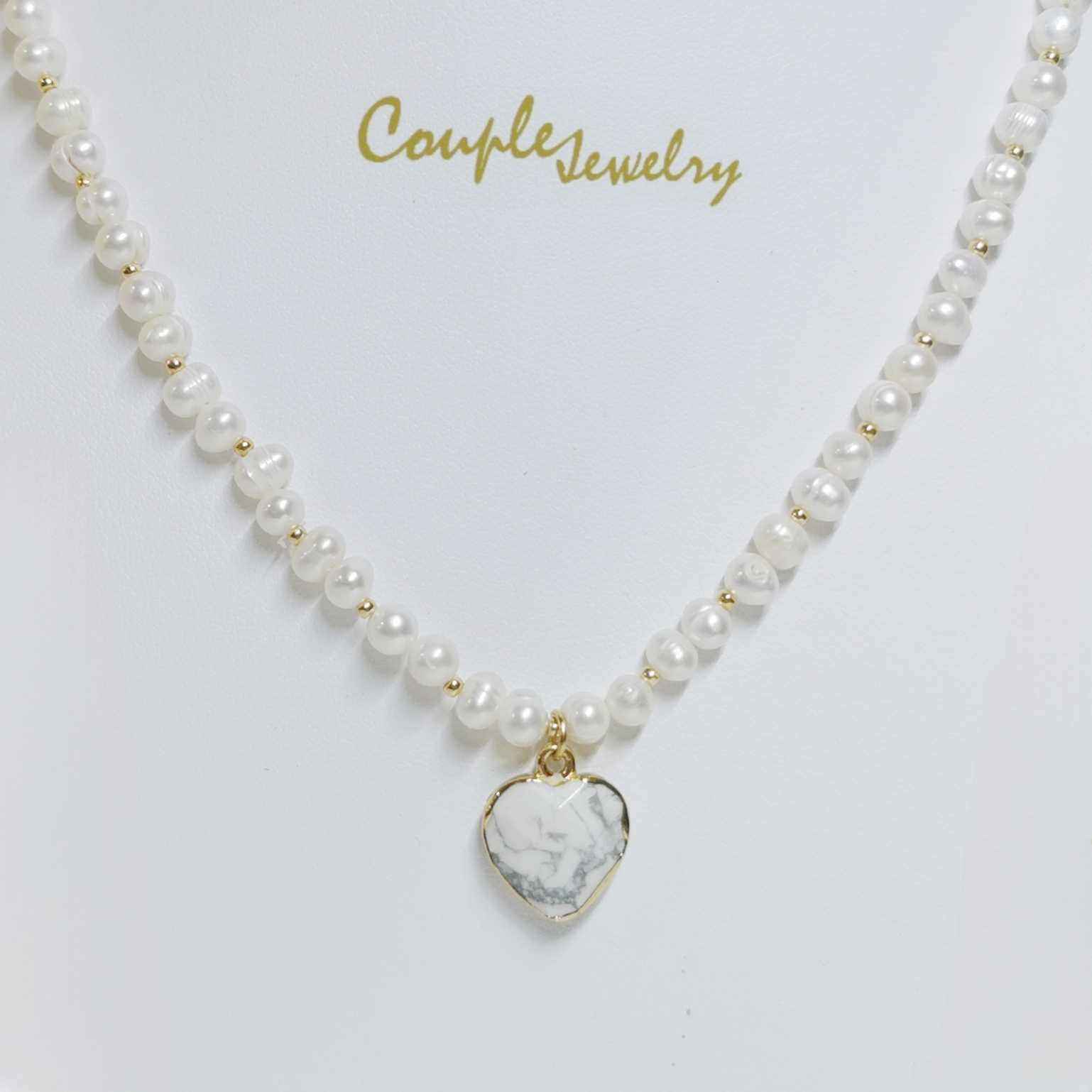 Love​ collection​ pearl​ (Howlite)​
