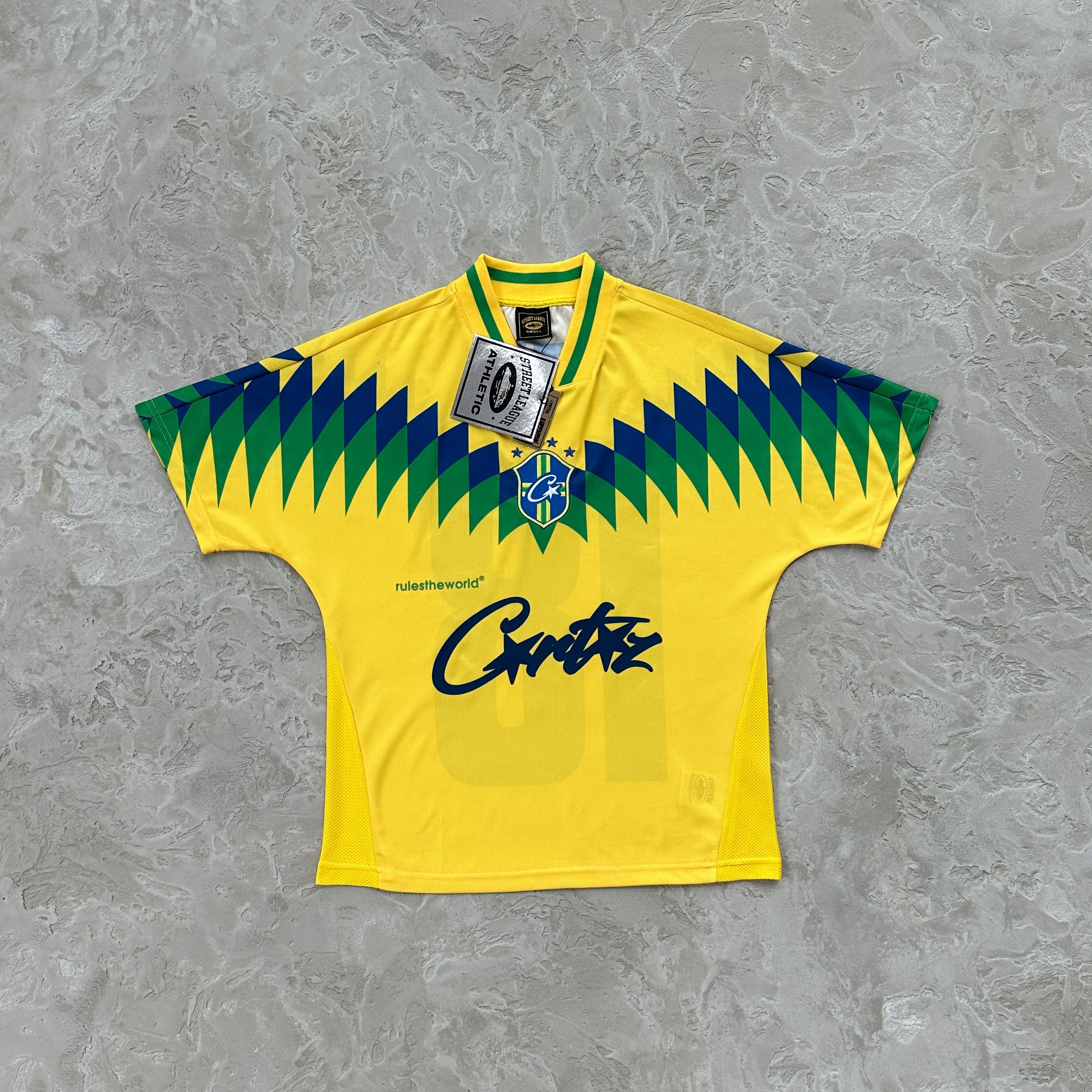 Corteiz Club America Brasil Jersey Yellow