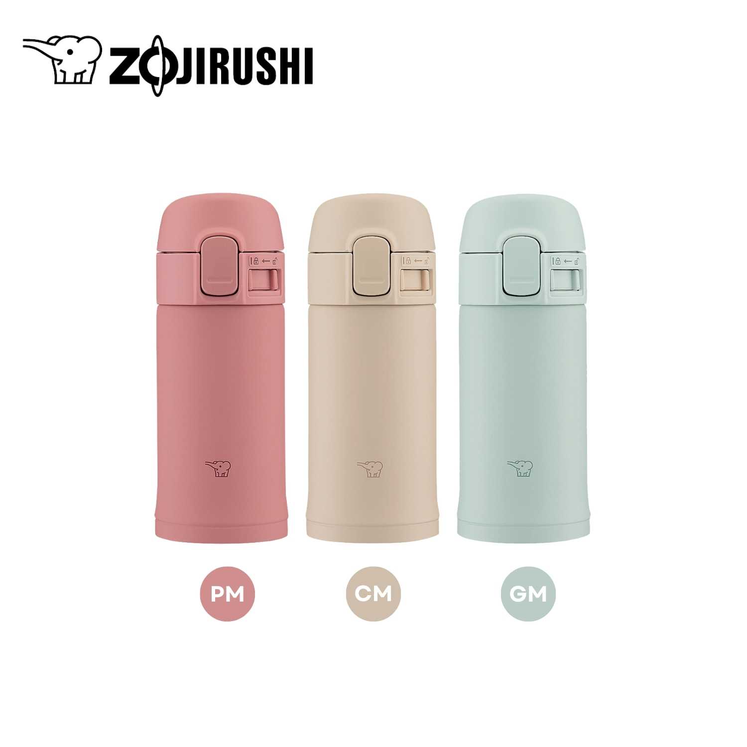 ZOJIRUSHI Mugs กระติกน้ำสุญญากาศ 0.20L รุ่น SM-PD20