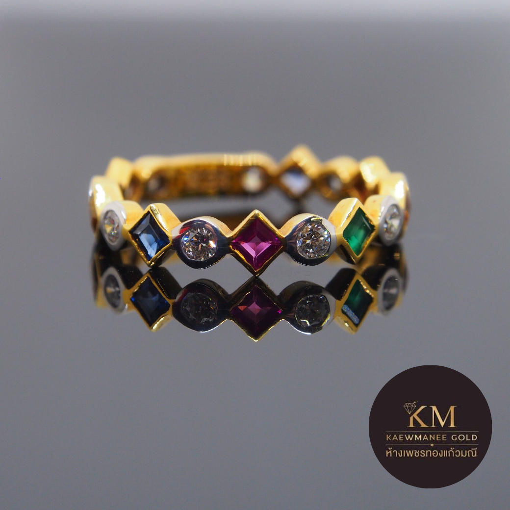 แหวนนพเกล้า ตัวเรือน (90% Gold)