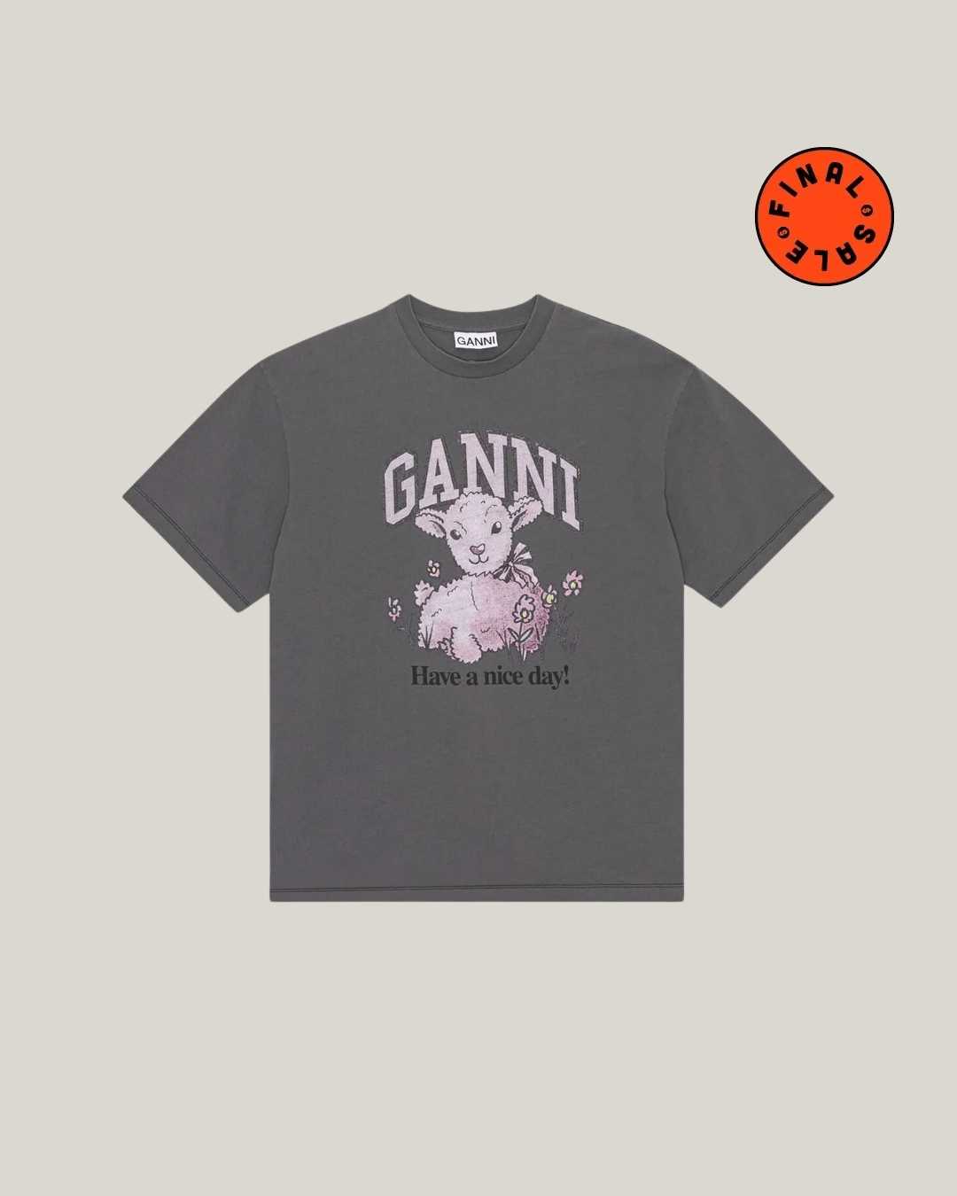 GANNI | Relaxed Lamb T-Shirt