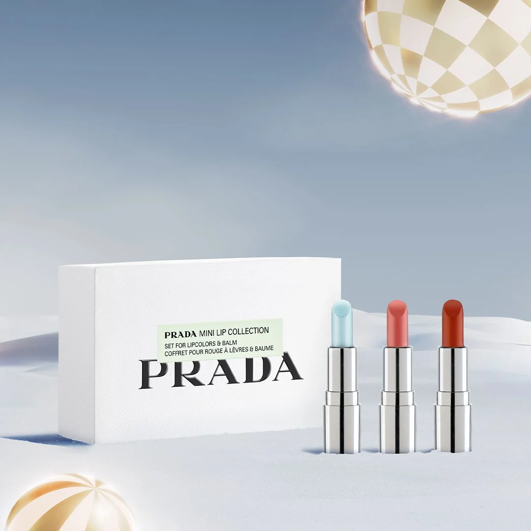PRADA Limited Edition Mini Lip Collection LIMITED EDITION LIP DISCOVERY SET