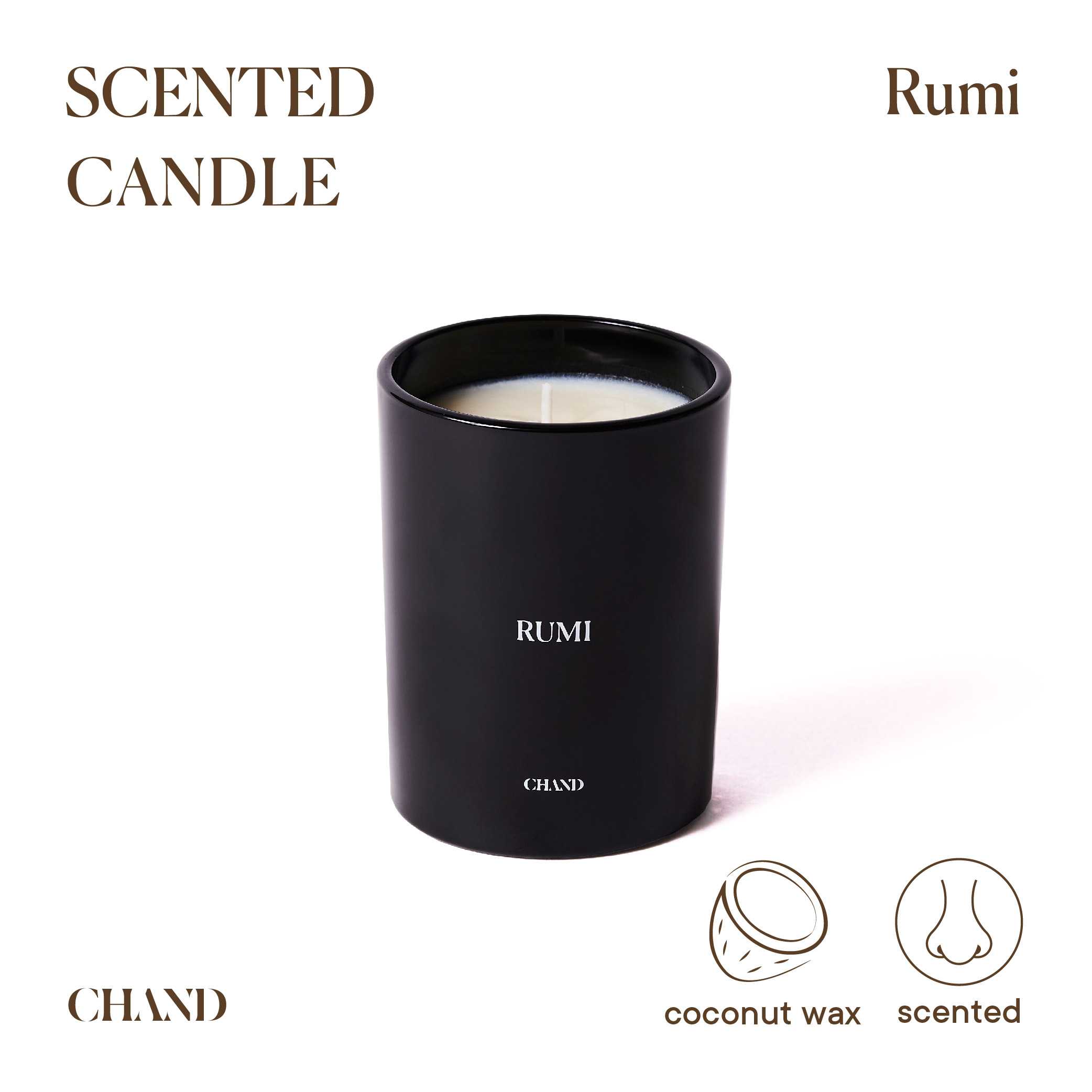Rumi Scented Coconut Wax Candle