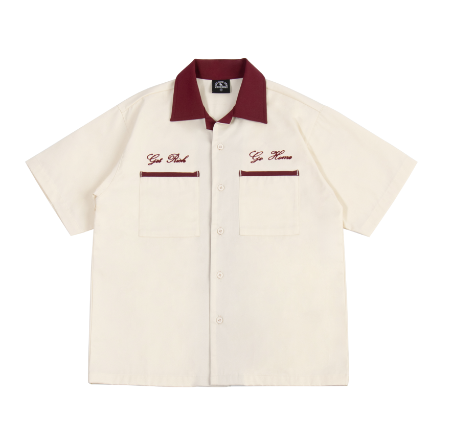 GROD Bowling shirts Cream