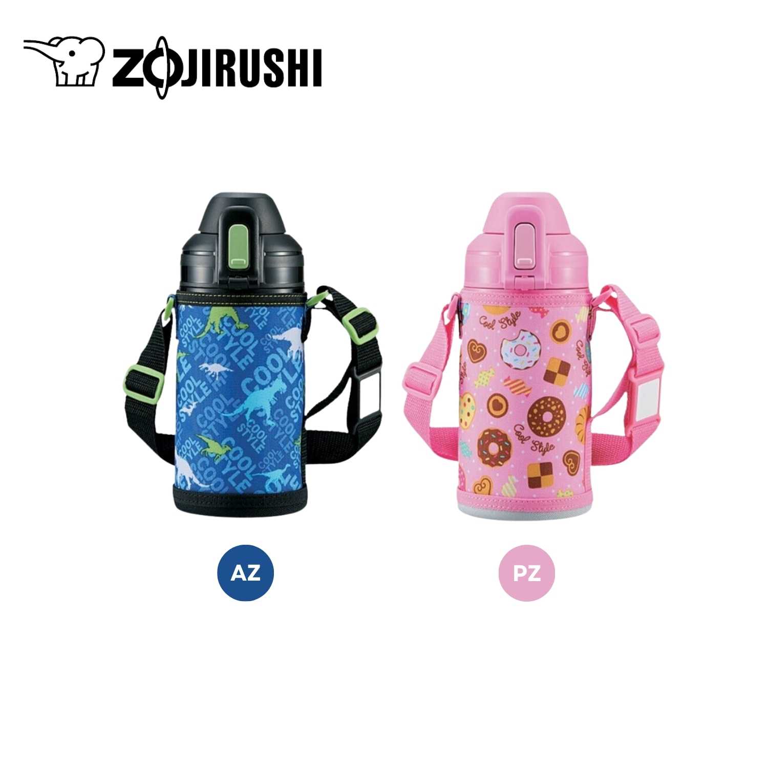 Zojirushi กระติกน้ำสุญญากาศ สำหรับเด็ก เก็บความร้อน/เย็น ความจุ 0.6 ลิตร รุ่น SP-HB06