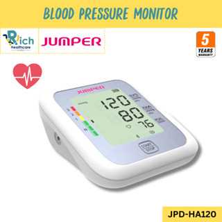 Jumper Blood Pressure Monitor เครื่องวัดความดันโลหิต รุ่น JPD-HA120 [รับประกันตัวเครื่อง 5 ปี ]