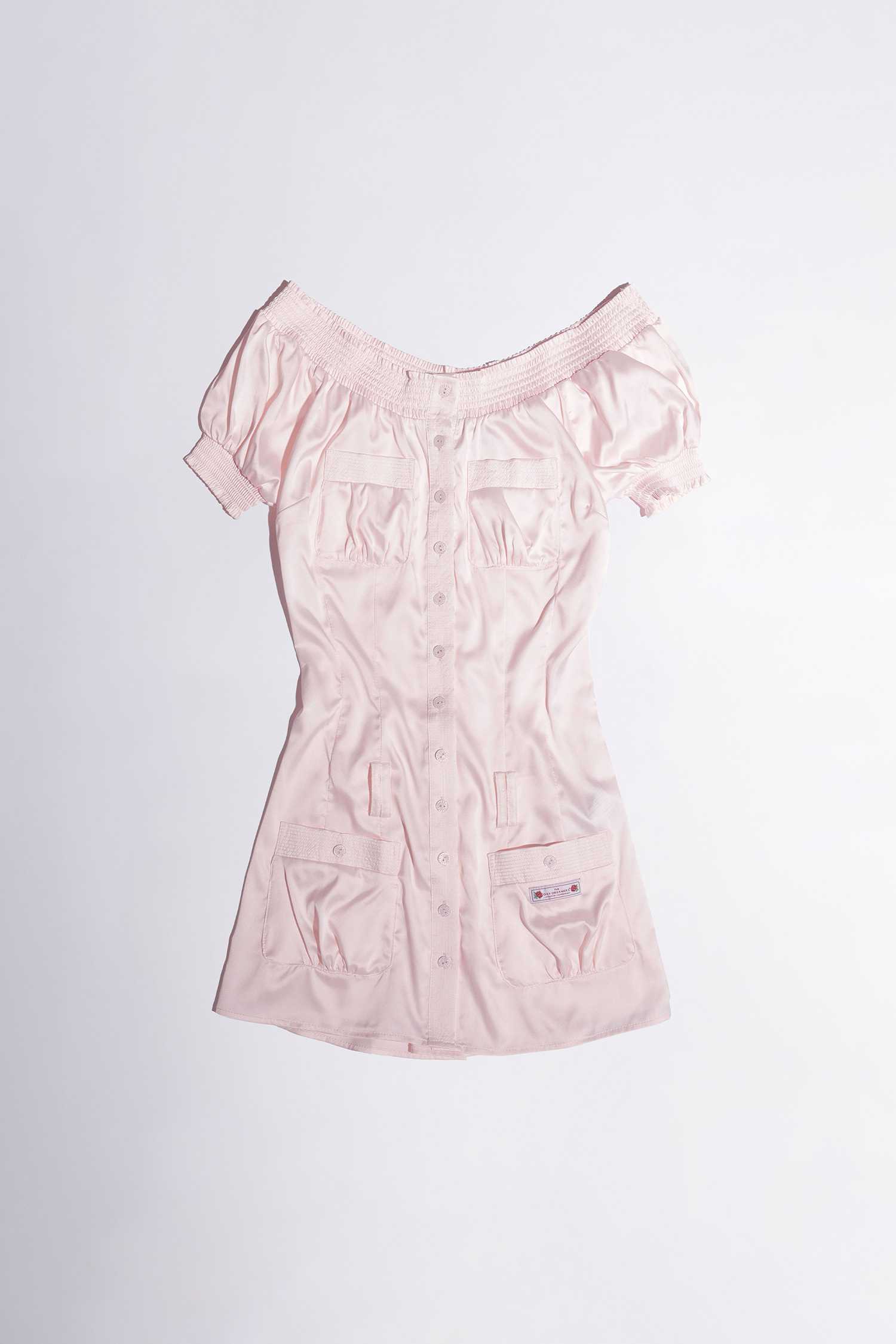(pre,รวมส่ง) Ethereal Satin Dress /sculptor
