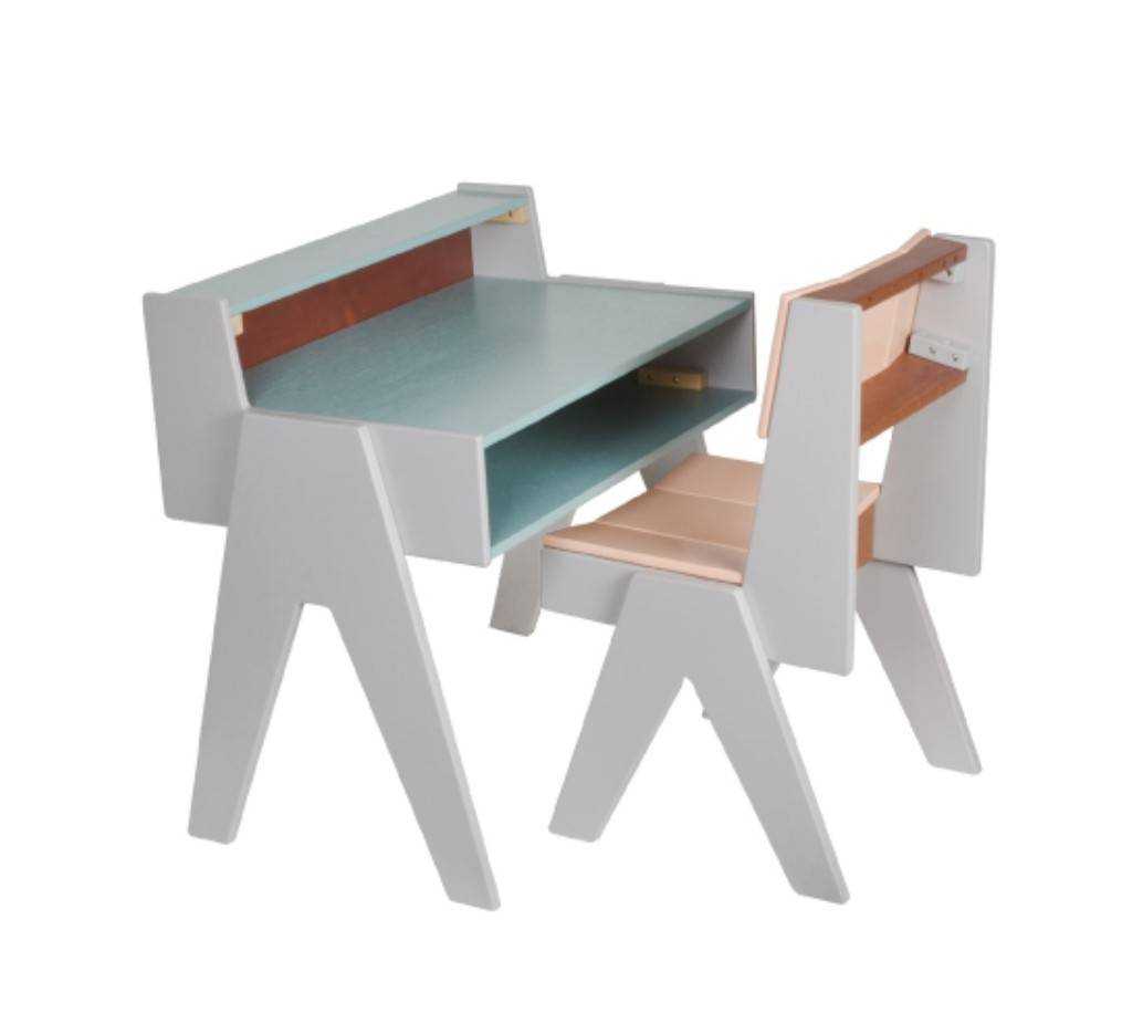 Blue Ribbon Toys : Colored Plywood Desk And Chair