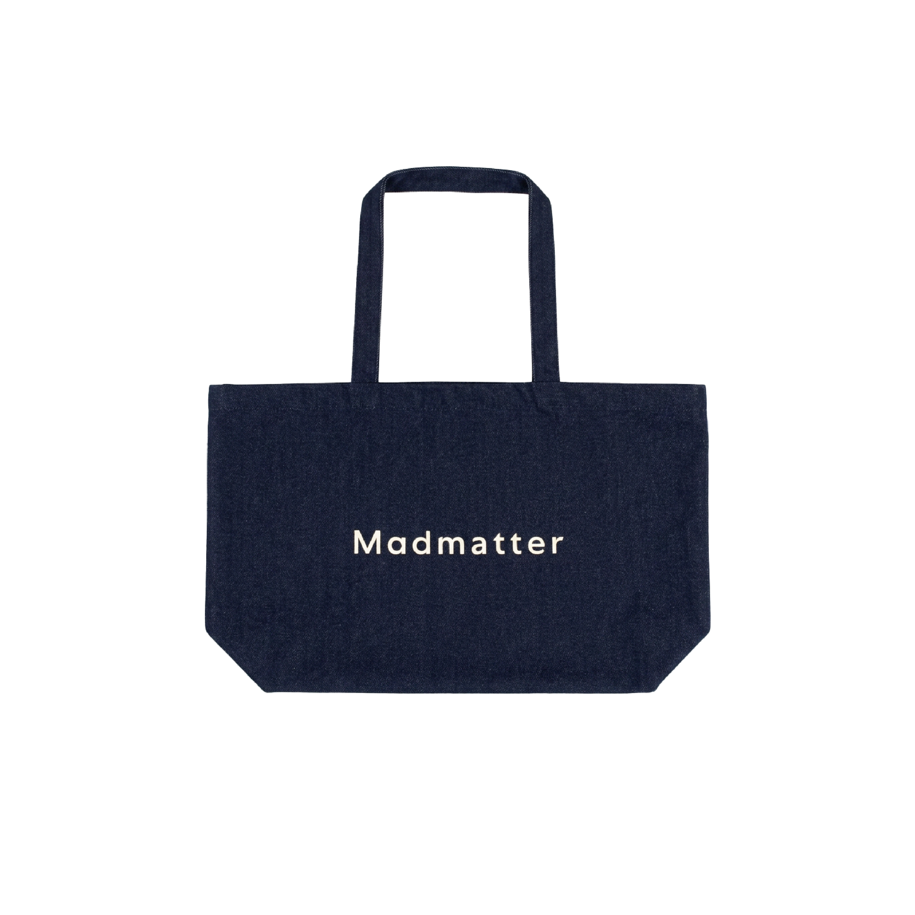 Logo Utility Tote Bag Denim
