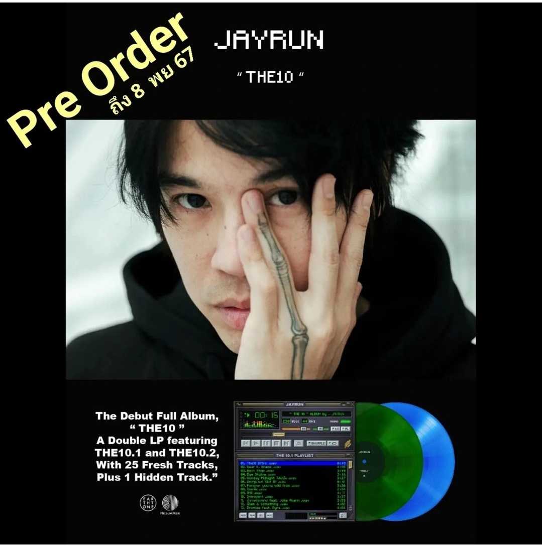 (Preใบจอง) Vinyl Jayrun - THE10 ALBUM