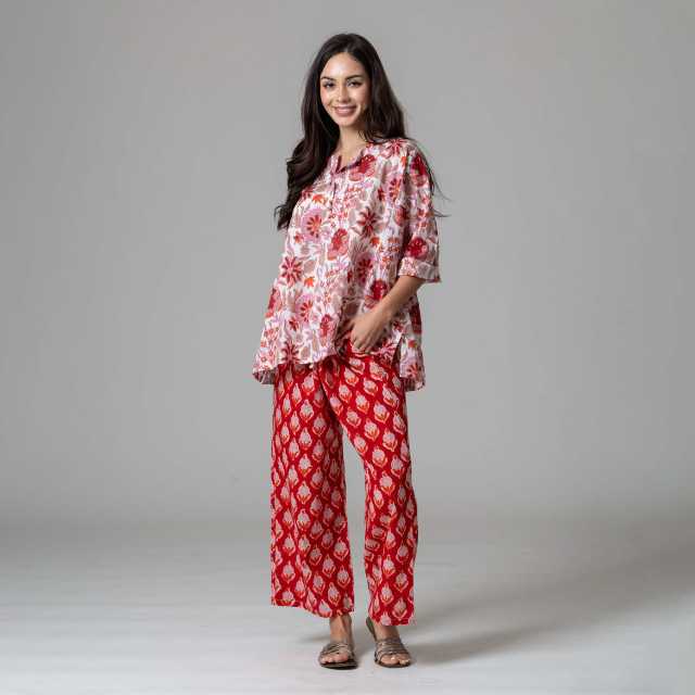 Billy Shirt (Red, Free Size)