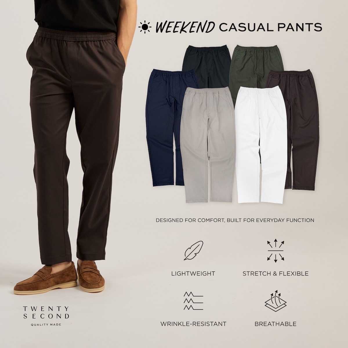 WEEKEND CASUAL PANTS