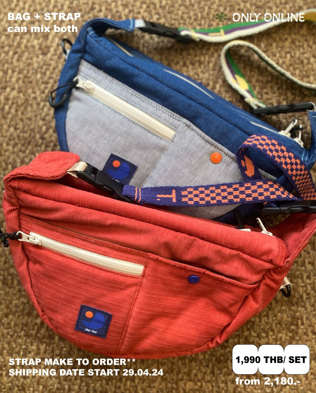 japfac x Torphun.workshop.studio Bag + Handmade strap