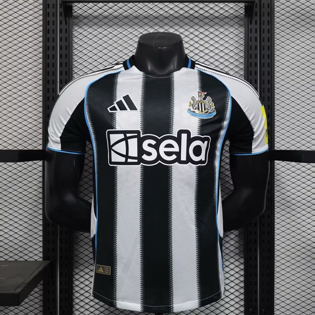 เสื้อนิวคาสเซิล เหย้า สีขาวดำ Player Edition เกรดนักเตะ 2025