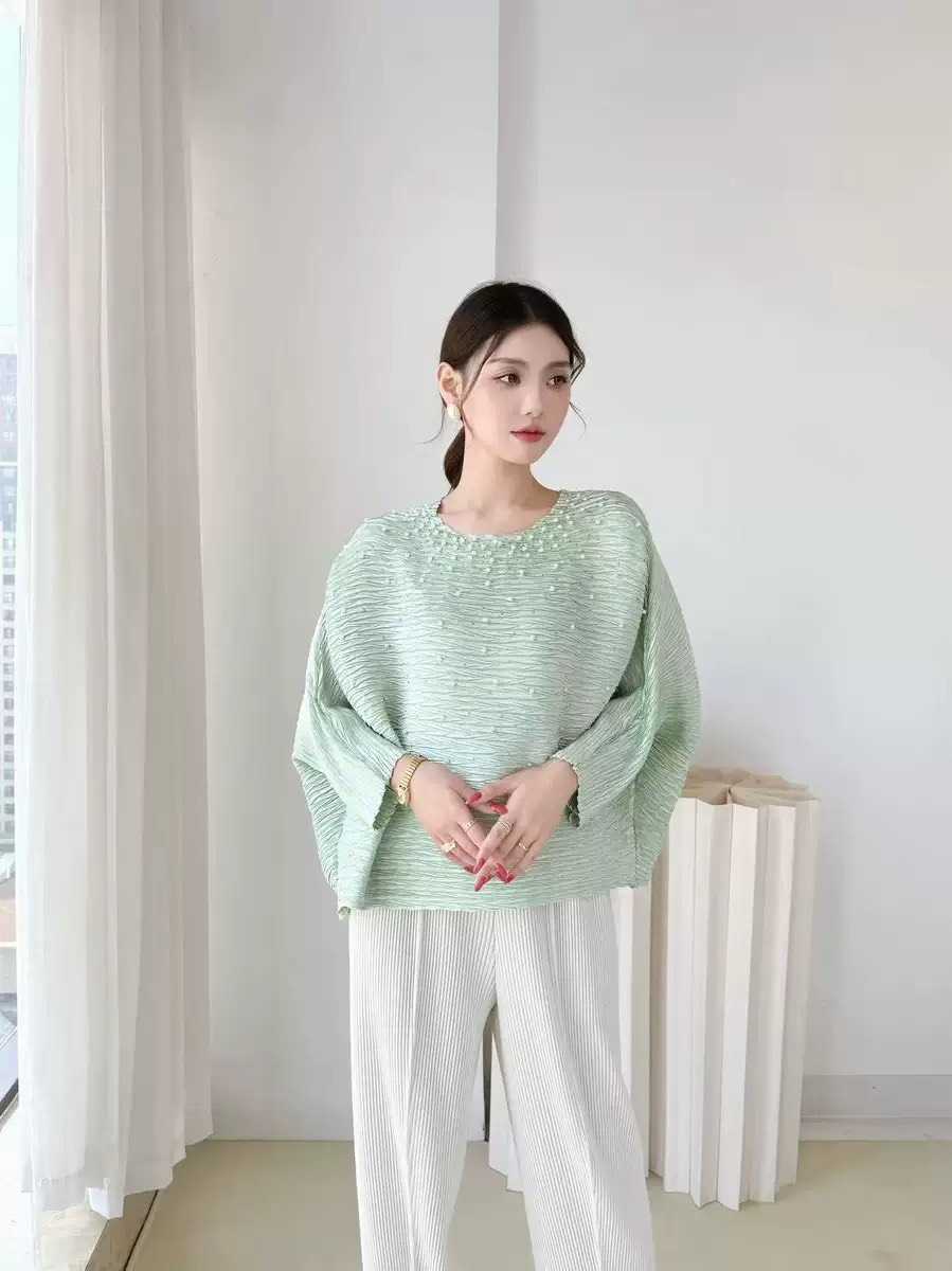 PleatByNisa B67 เสื้ออัดพลีทผ้าพรีเมียม เนื้อผ้าคุณภาพ Polyester100%
