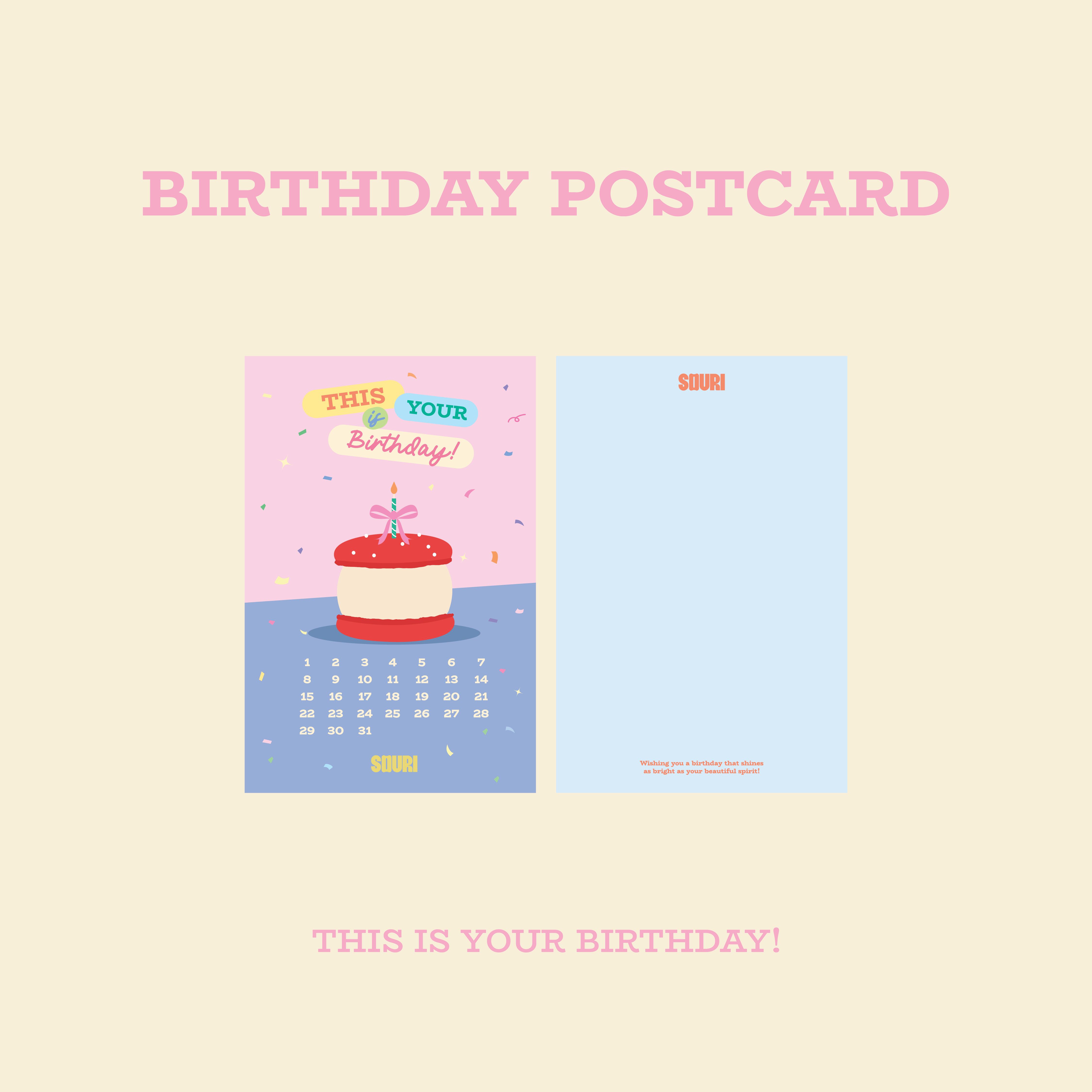 This Is Your Birthday Postcard