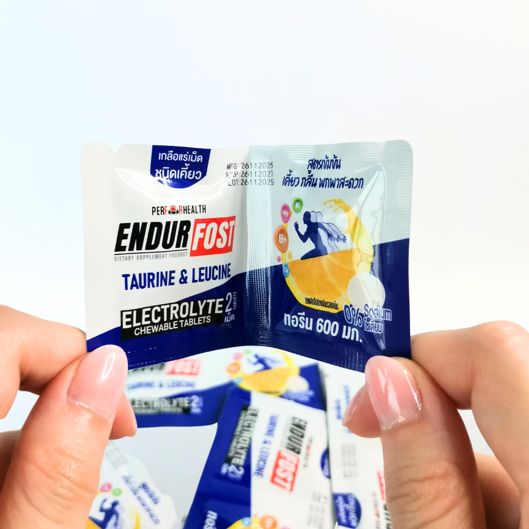 เกลือแร่เม็ด ชนิดเคี้ยว เอนเดอร์ฟอส ซองเล็ก (Mini Endurfost booster x3)