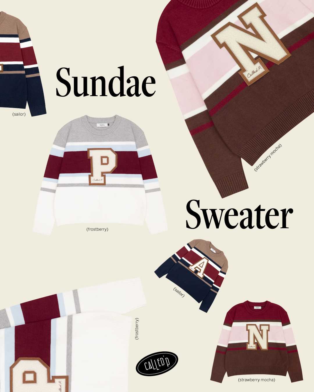 [Pre-Order รอบส่ง 17/11] Sundae Sweater