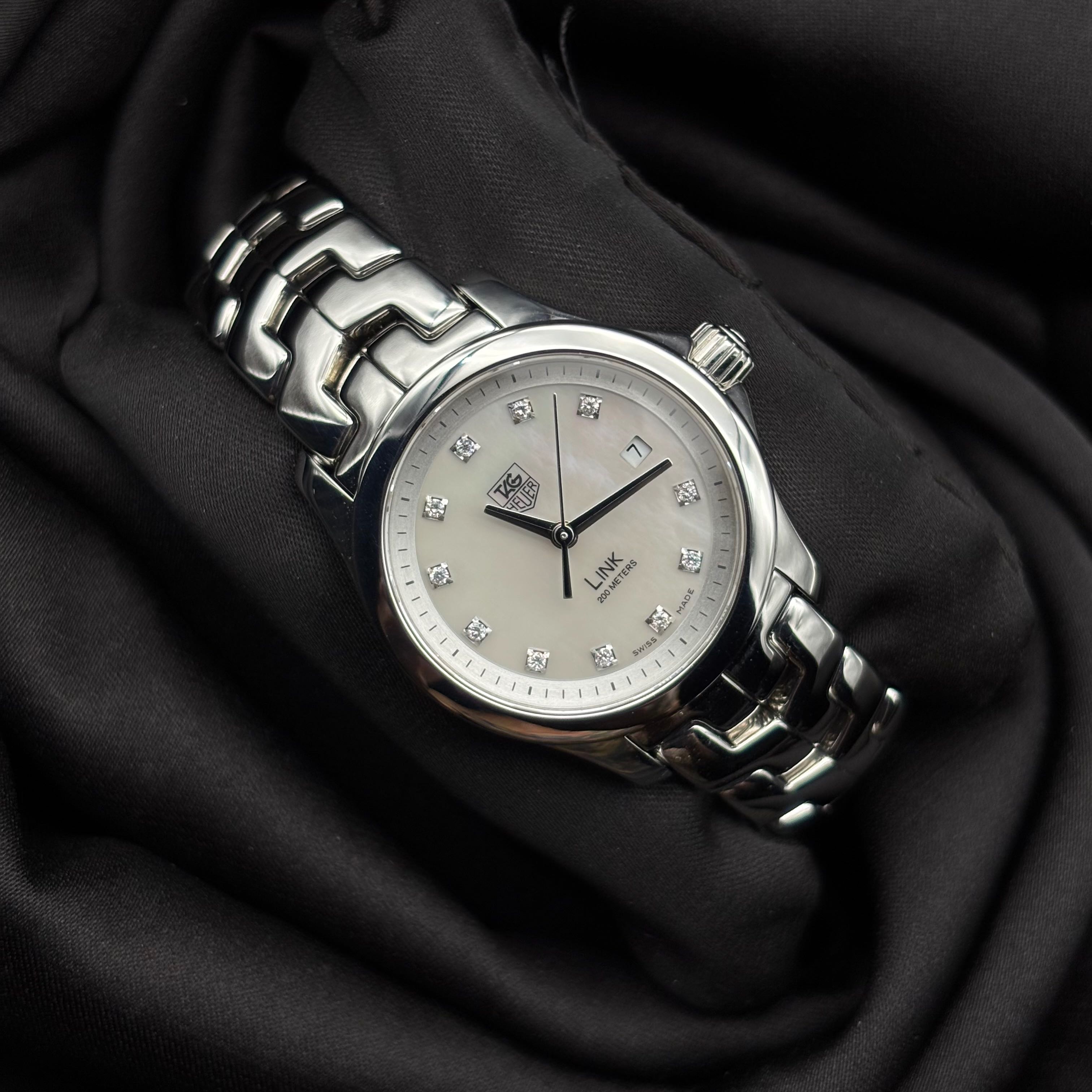 Tag Heuer Lady Link G3 ขอบเรียบ หลักเพชร
