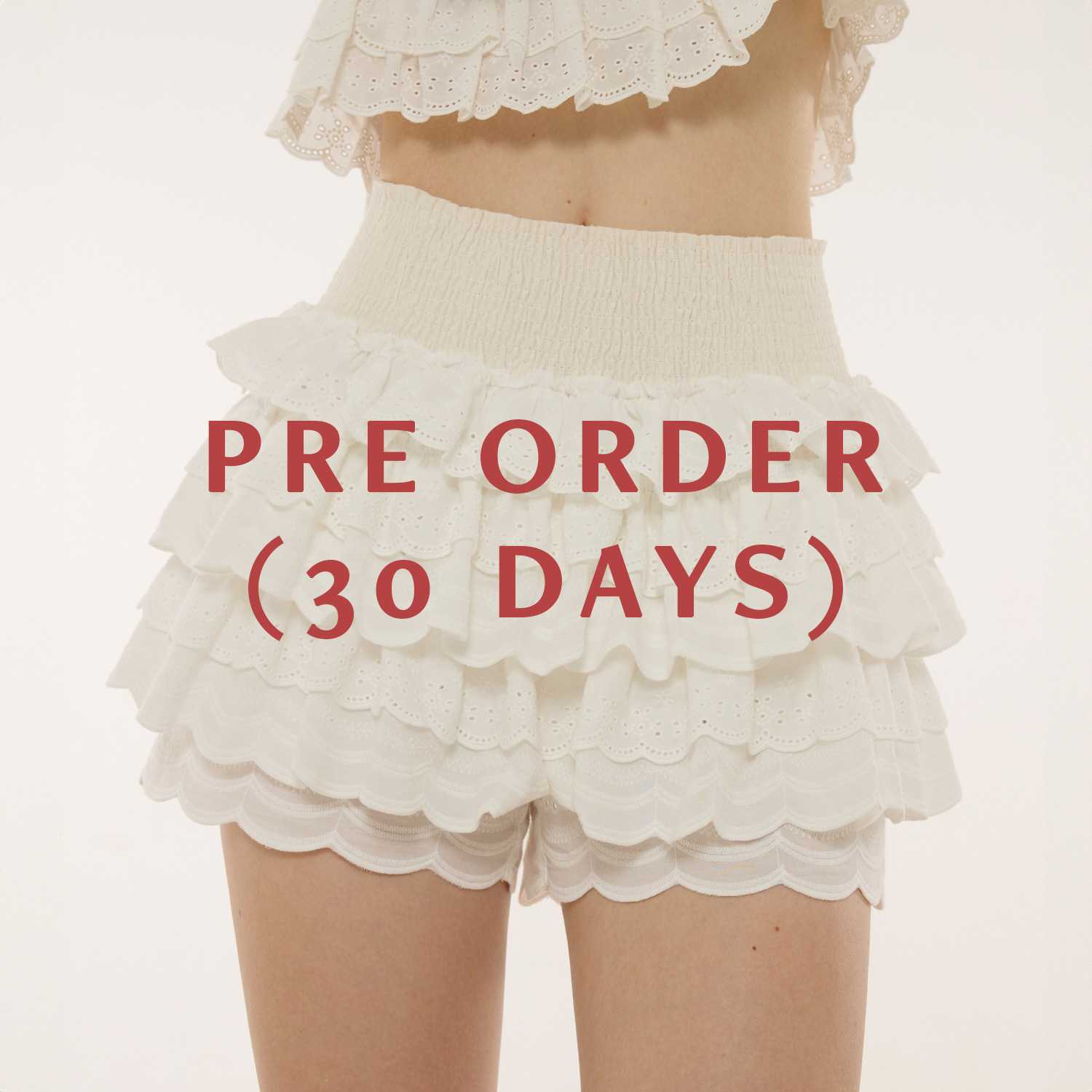 The Nutcracker Lace Skort (White)