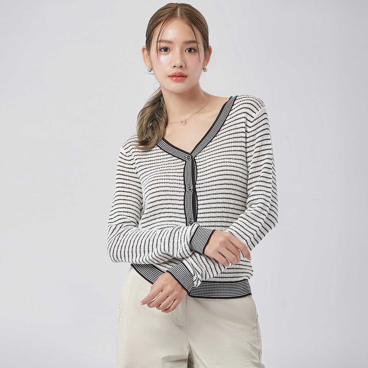 คาร์ดิแกนถักนิต | Knit Cardigan | 04962