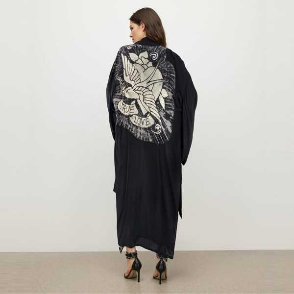 Marada Black Batik Kyoto Kimono 02