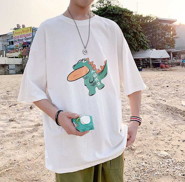 G041 🐱‍🐉🐲 เสื้อยืด ก็อตซิล่า ล่าเหยือ 🌿🌱